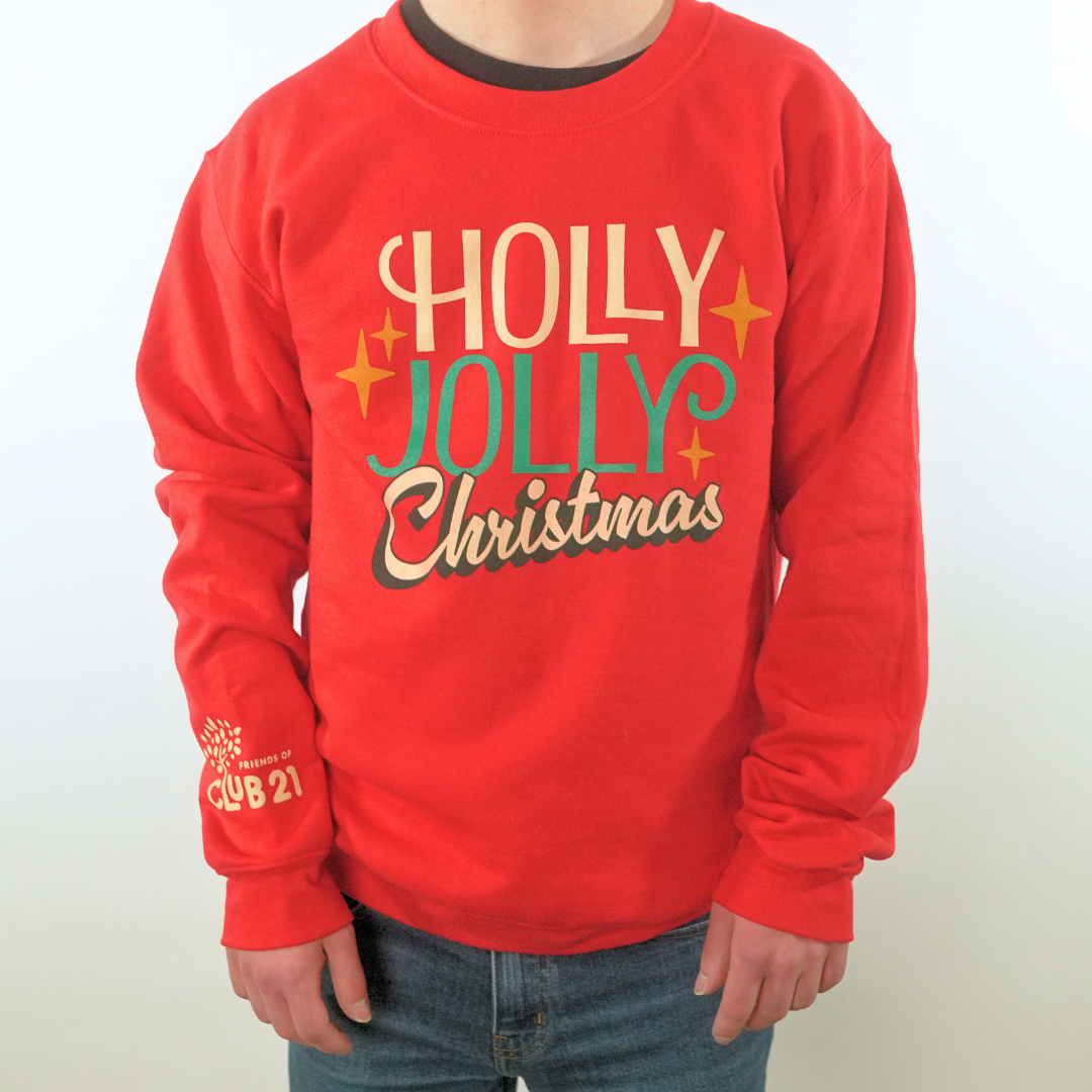Holly Jolly Christmas Fleece Crew