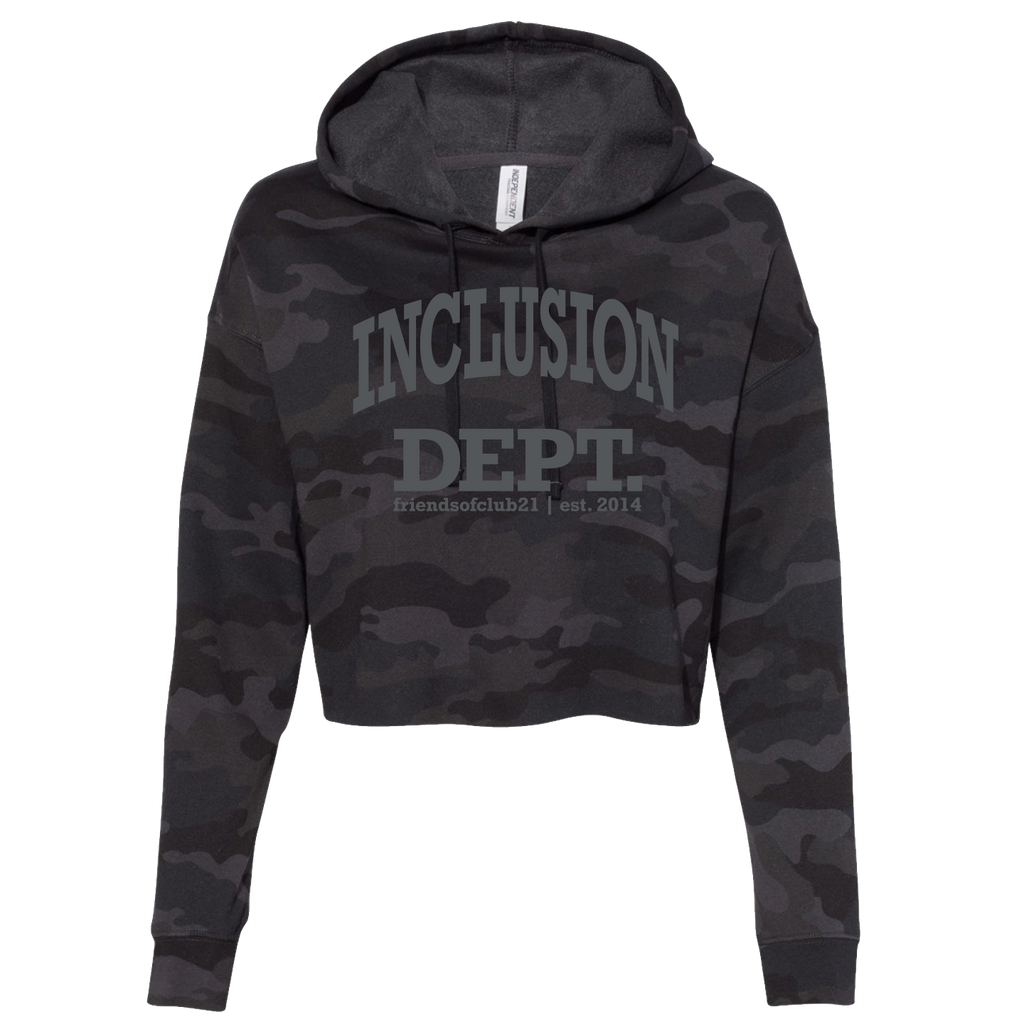 Inclusion Dept. Cropped Fleece Hoodie